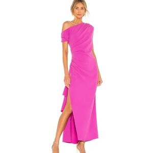 NWT ELLIATT x REVOLVE Gwenyth One Shoulder Dress in Orchid Size Small